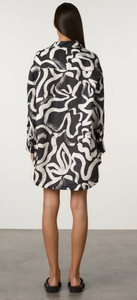Zulu & Zephyr Paint Flower Linen Shirt