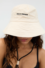 Load image into Gallery viewer, Zulu &amp; Zephyr Bucket Hat - Coconut