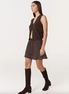 Rowie Frannie Silk Mini Skirt