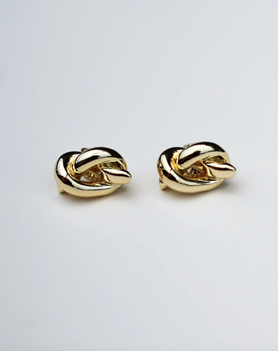 F+H Knot Studs - Gold