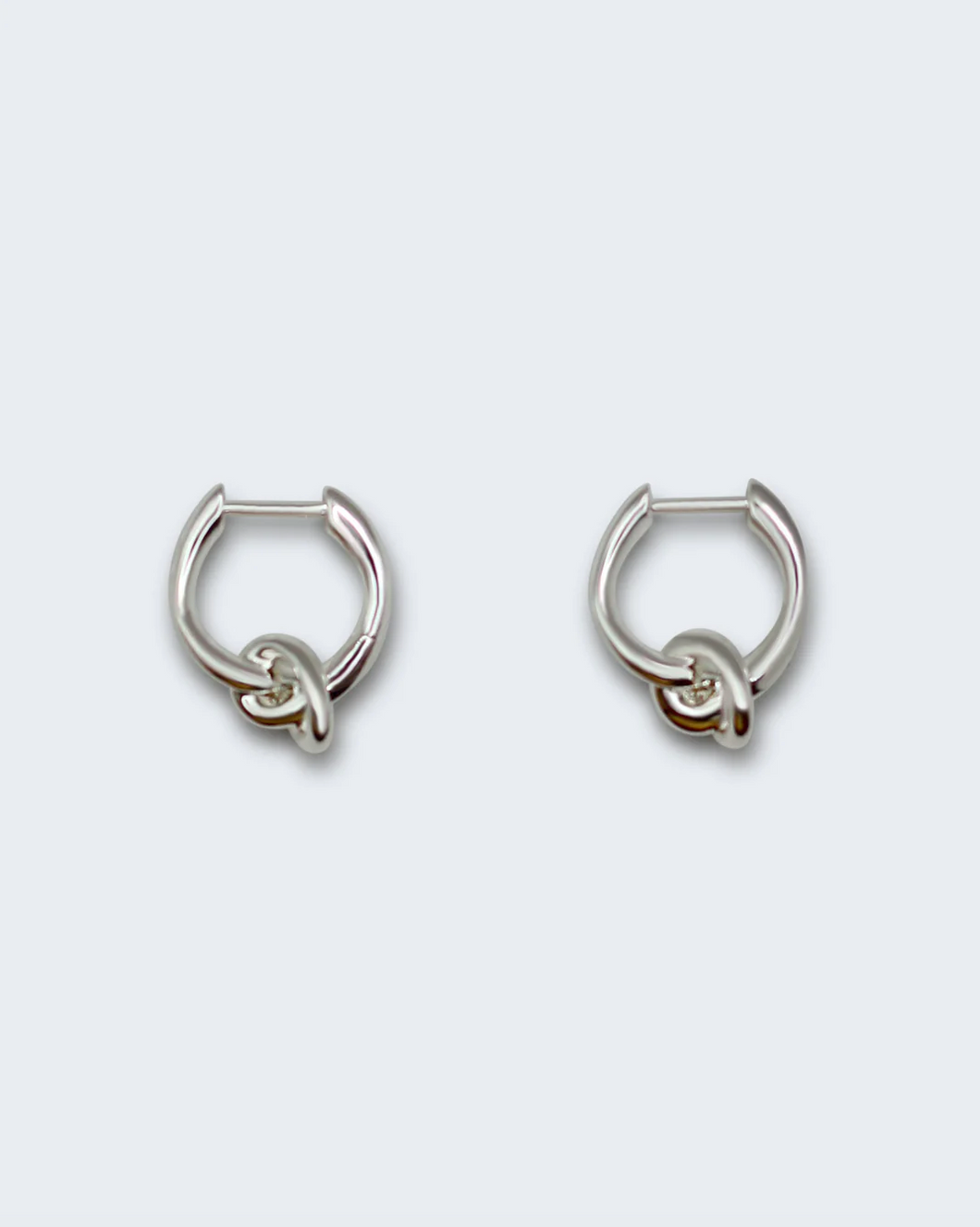 F+H Baby Knot Huggies - Silver