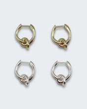Load image into Gallery viewer, F+H Baby Knot Huggies - Gold