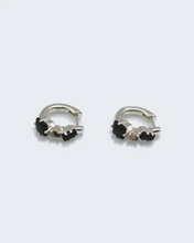 Load image into Gallery viewer, F+H Fantasy Gemstone Huggies - Dalmatian Jasper