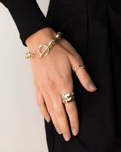 F+H Wonky Ring - Gold