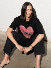Load image into Gallery viewer, Maku The Label Burgundy Hearts Club - Black Beauty