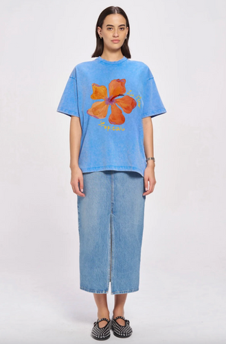 Maku The Label - Le Fleur Tropical - Snow wash Blue