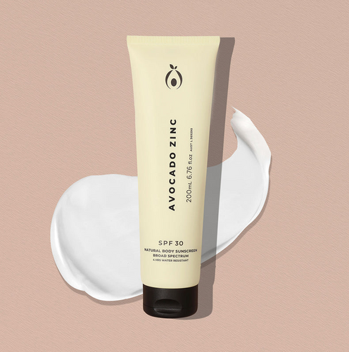 Avocado Zinc SPF30 Natural Body Sunscreen