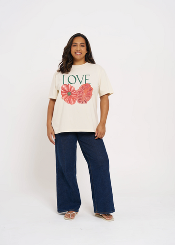 Maku The Label Love Tomato Tee - Ivory