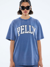 Load image into Gallery viewer, Ena Pelly Jessie Oversized Tee Varsity - Indigo Wash