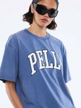 Load image into Gallery viewer, Ena Pelly Jessie Oversized Tee Varsity - Indigo Wash