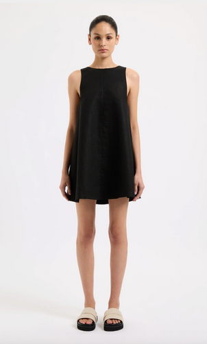 Nude Lucy Nemi Linen Dress - Black