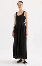 Load image into Gallery viewer, Nude Lucy Elio Linen Maxi Dress - Black