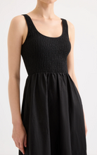 Load image into Gallery viewer, Nude Lucy Elio Linen Maxi Dress - Black