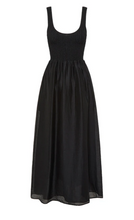 Load image into Gallery viewer, Nude Lucy Elio Linen Maxi Dress - Black