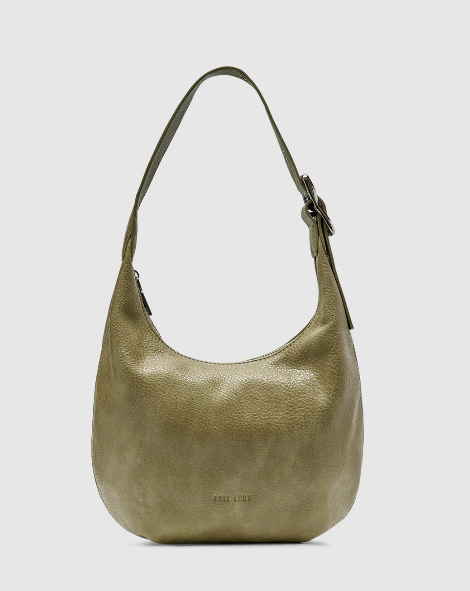 Brie Leon Everyday Croissant Bag - Olive