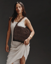 Load image into Gallery viewer, Brie Leon Madera Large Bag - Dark Chocolate