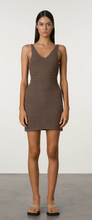 Load image into Gallery viewer, Zulu &amp; Zephyr Carob Lattice Knit Dress