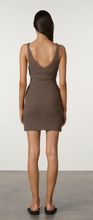 Load image into Gallery viewer, Zulu &amp; Zephyr Carob Lattice Knit Dress