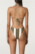 Load image into Gallery viewer, Zulu &amp; Zephyr Olive Stripe Curve Brief