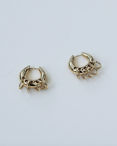 F+H Pierced Hoop Earrings - Small