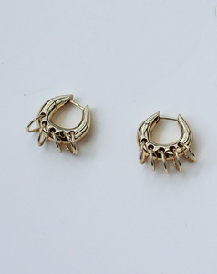 F+H Pierced Hoop Earrings - Small
