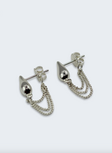 Load image into Gallery viewer, F+H Rainfall Chain Studs - Silver