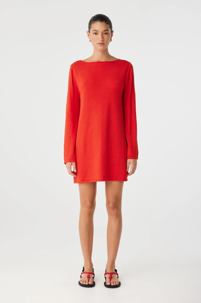 Arcaa Paloma Dress - Cherry Red