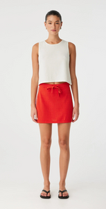 Arcaa Pippa Mini Skirt - Cherry Red