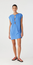 Load image into Gallery viewer, Arcaa Pala Reversible Mini Dress- Pacific Blue