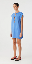 Load image into Gallery viewer, Arcaa Pala Reversible Mini Dress- Pacific Blue