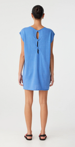 Arcaa Pala Reversible Mini Dress- Pacific Blue