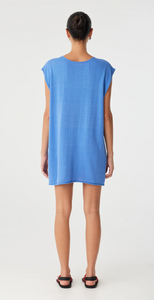 Arcaa Pala Reversible Mini Dress- Pacific Blue