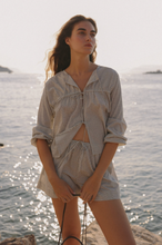 Load image into Gallery viewer, Arcaa Chloe Tie Fit Blouse - Black Check