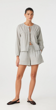 Load image into Gallery viewer, Arcaa Chloe Tie Fit Blouse - Black Check