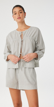 Load image into Gallery viewer, Arcaa Chloe Tie Fit Blouse - Black Check