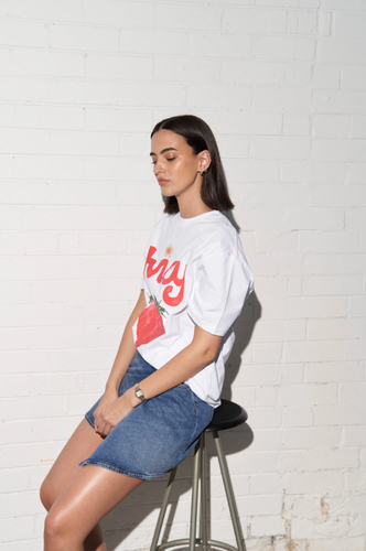 Maku Juicy Oversize Tee - White