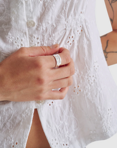 Brie Leon Sloane Ring - Silver