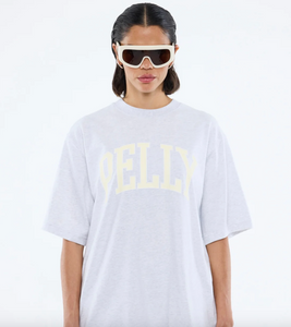 Ena Pelly Collegiate Tee - White Marle