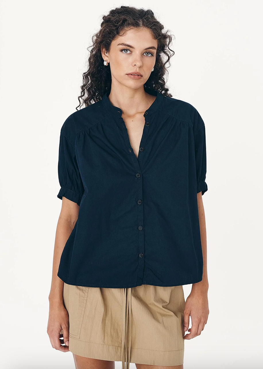 Rowie Cora Spring Blouse - Ink