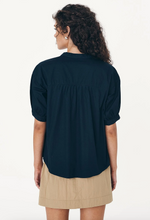 Load image into Gallery viewer, Rowie Cora Spring Blouse - Ink