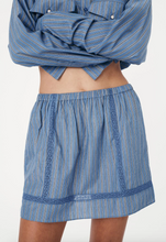 Load image into Gallery viewer, Rowie Suri Lace Mini Skirt - Lagoon