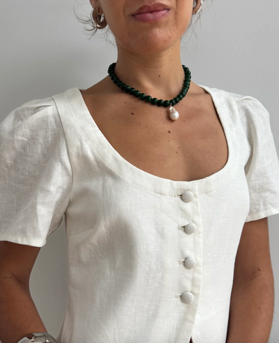 Hunter X Hunter Envy Pearl Beaded Necklace
