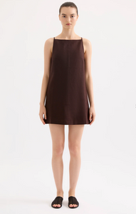 Nude Lucy Mia Linen Mini Dress