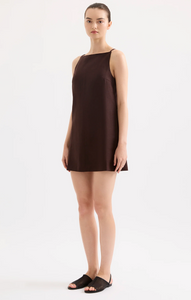 Nude Lucy Mia Linen Mini Dress