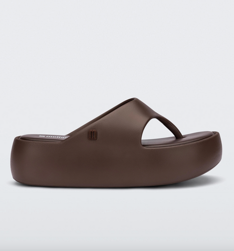 Melissa Free Platform Thong - Bronze