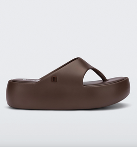 Melissa Free Platform Thong - Bronze