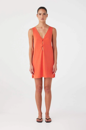 Arcaa Paloma Mini Dress - Mandarin