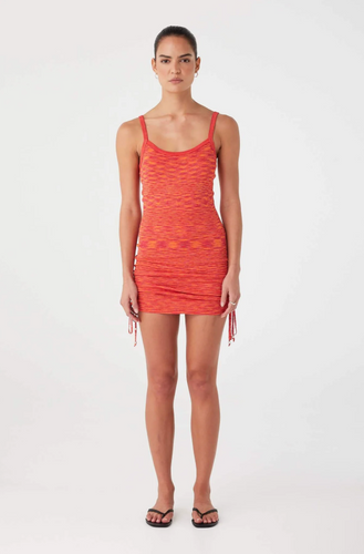Arcaa Emi Mini Dress - Coral