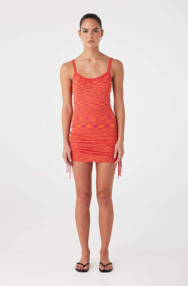 Arcaa Emi Mini Dress - Coral