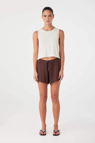 Arcaa Pippa Drawstring Short - Espresso